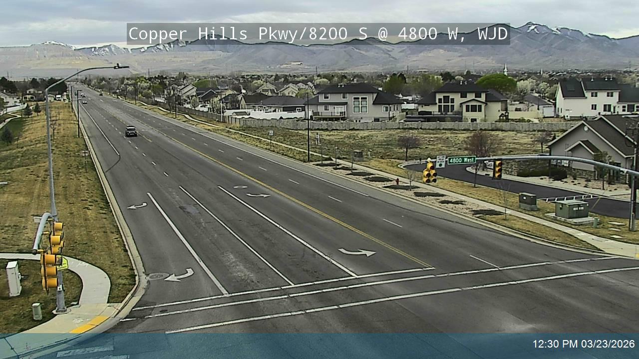 Copper Hills Pkwy / 8200 S @ 4800 W, WJD live webcam