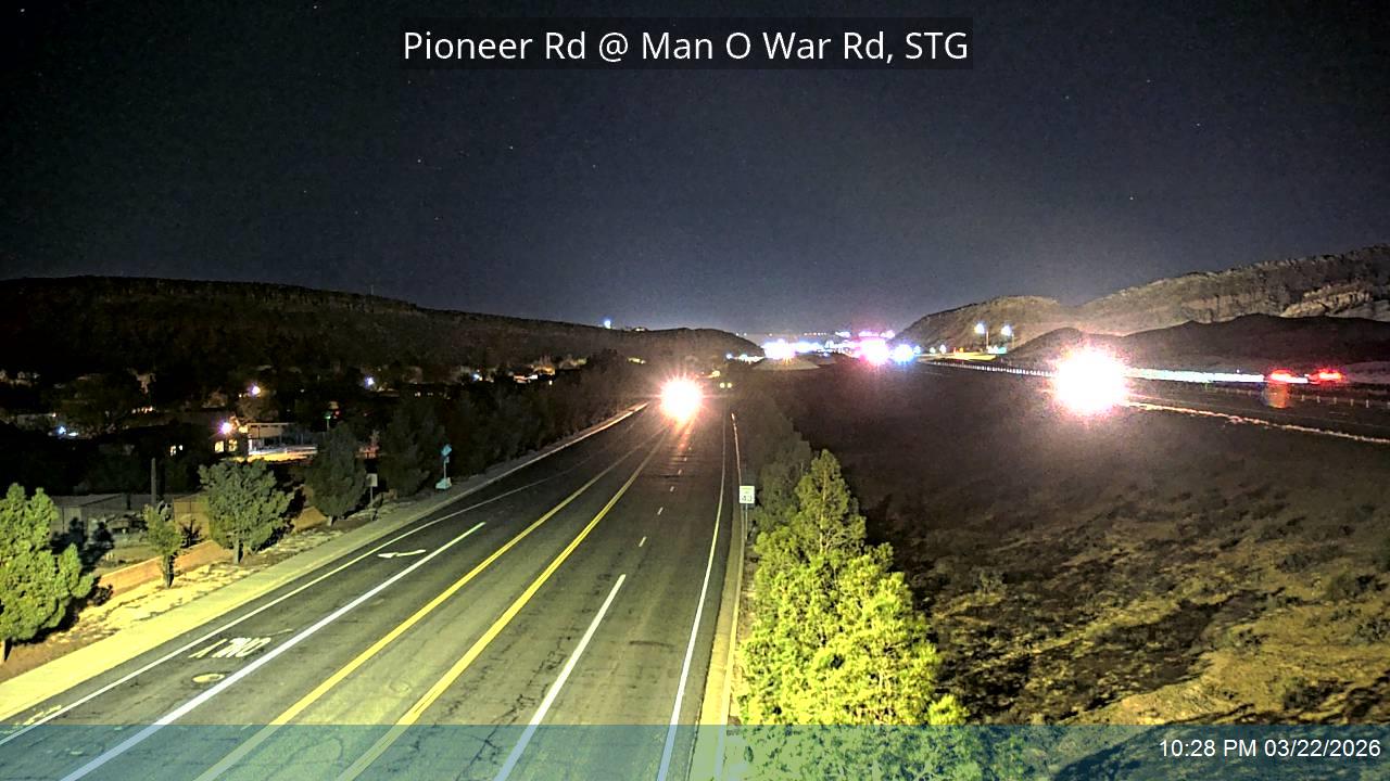 Pioneer Rd @ Man O War Rd, STG live webcam