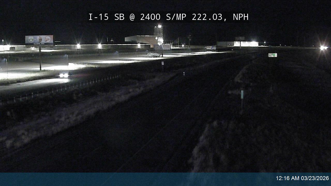 I-15 SB @ 2400 S / MP 222.03, NPH live webcam