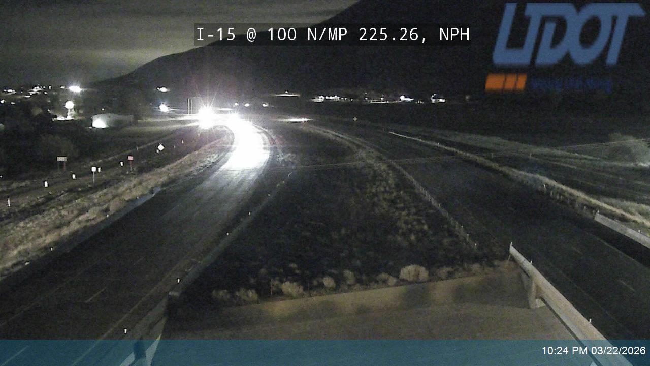 I-15 @ 100 N / SR-132 / MP 225.26, NPH live webcam