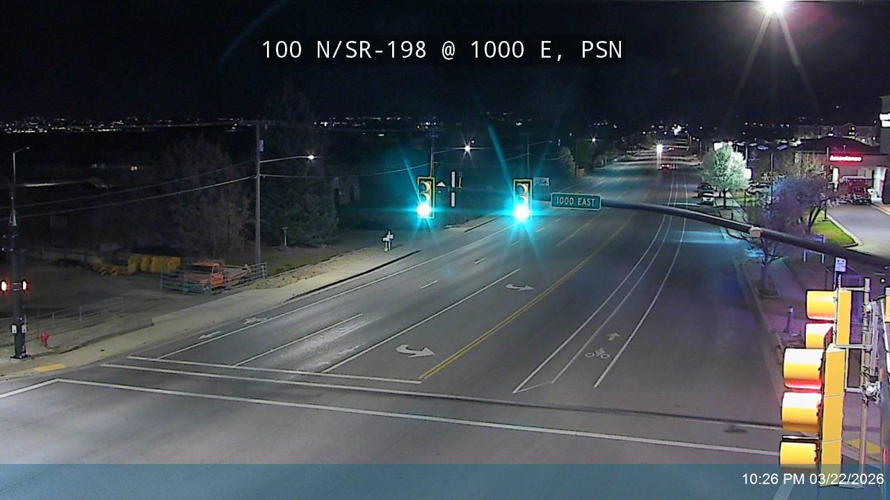 100 N / SR-198 @ 1000 E, PSN live webcam