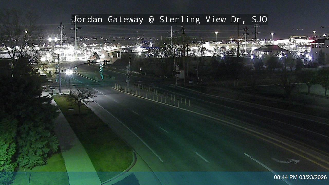 Jordan Gateway / 10800 S @ Sterling View Dr / 400 W, SJO live webcam