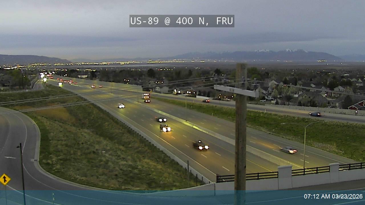 US-89 @ 400 N, FRU live webcam