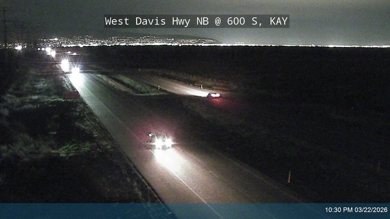 West Davis Hwy / SR-177 NB @ 600 S / MP 6.72, KAY live webcam