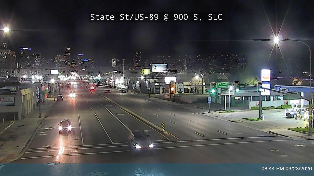 State St / US-89 @ 900 S, SLC live webcam