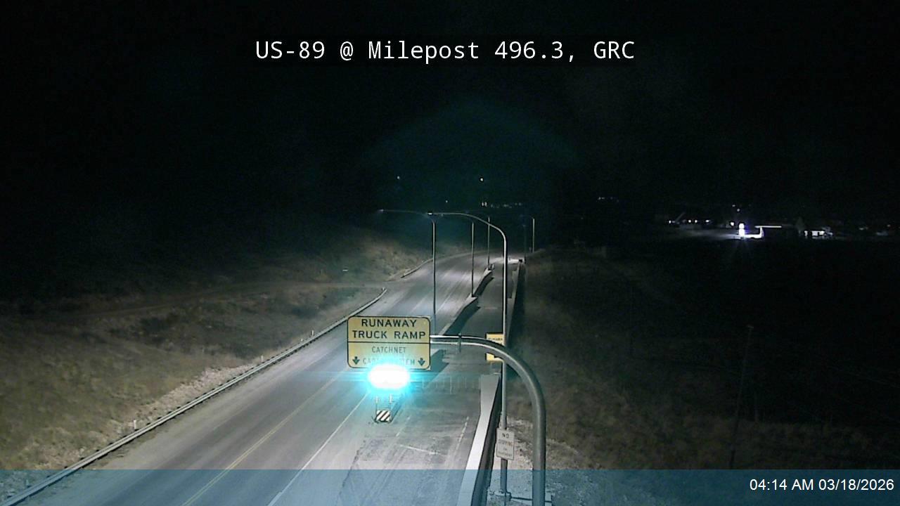 US-89 @ Milepost 496.3, GRC live webcam