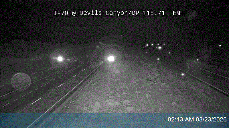 I-70 @ Devils Canyon / MP 115.5, EM live webcam