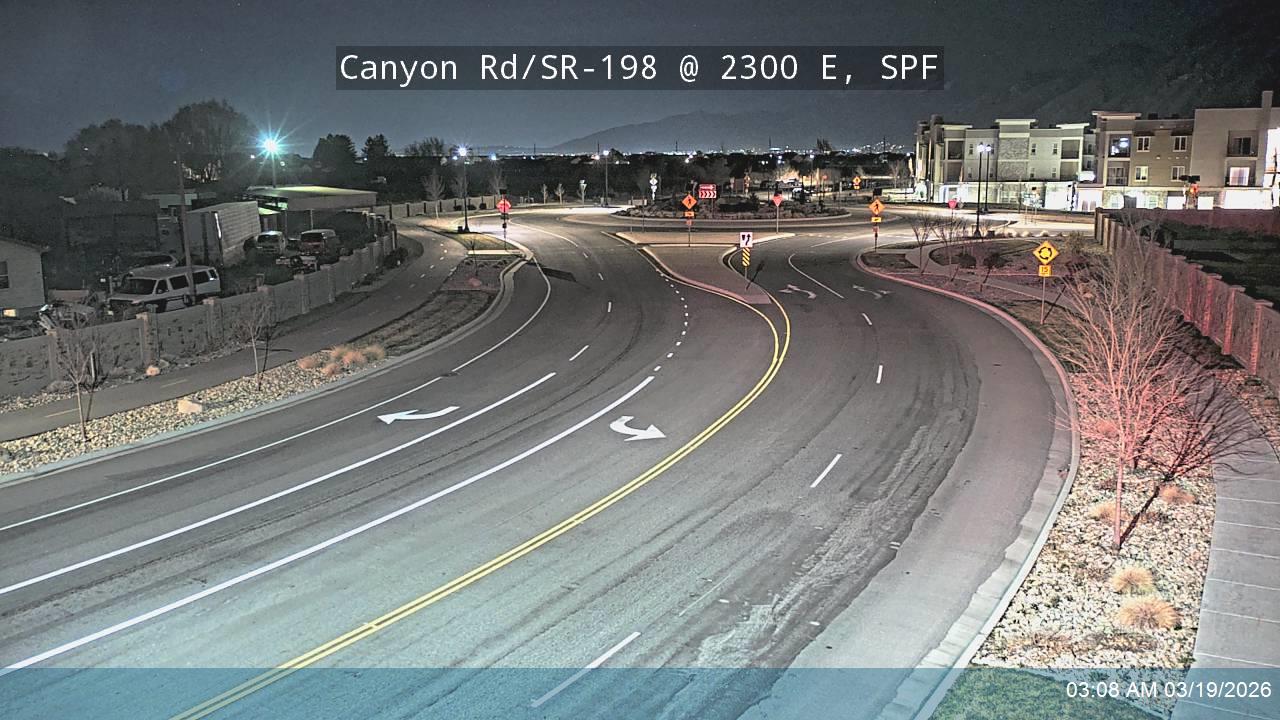Canyon Rd / SR-198 @ 2300 E, SPF live webcam