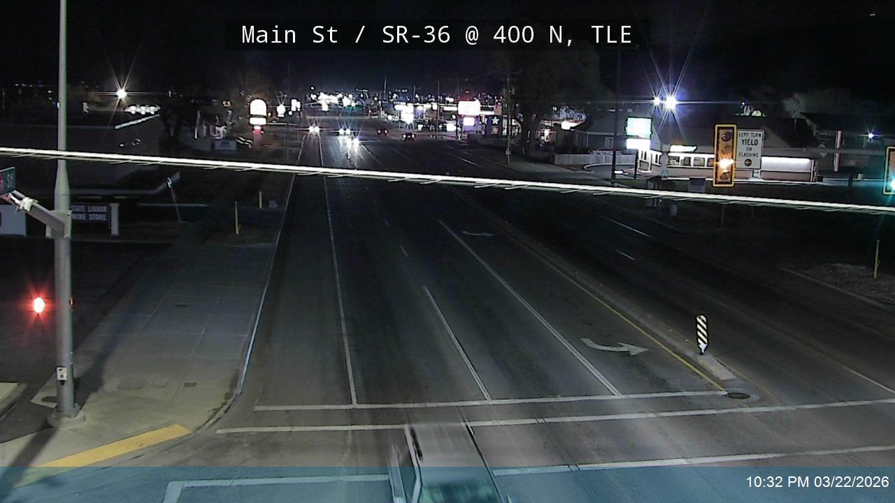 Main St / SR-36 @ 400 N, TLE live webcam