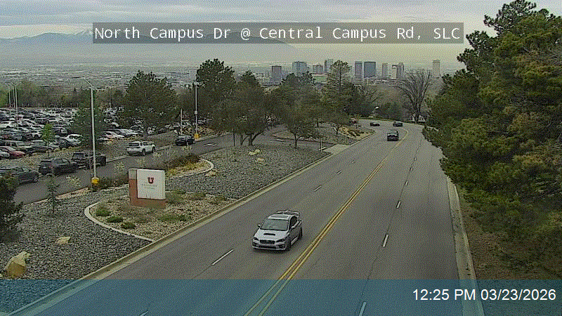 North Campus Dr / SR-282 @ Central Campus Rd, SLC live webcam