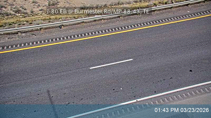I-80 EB @ Burmester Rd / MP 88.43, TE live webcam