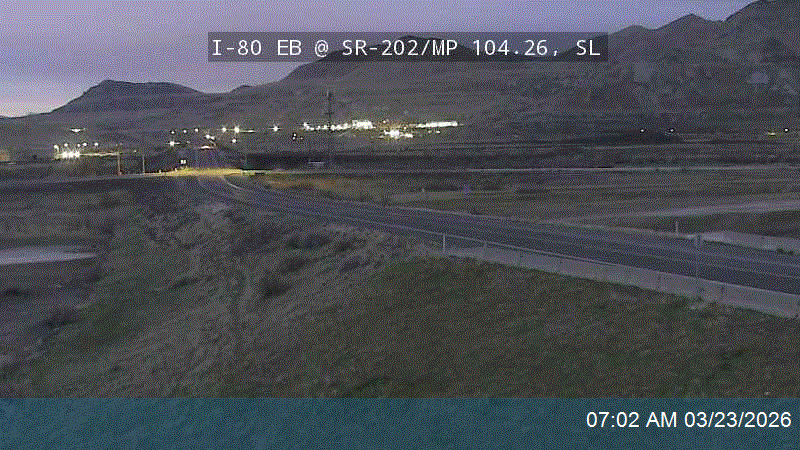I-80 EB @ SR-202 / MP 104.26, SL live webcam