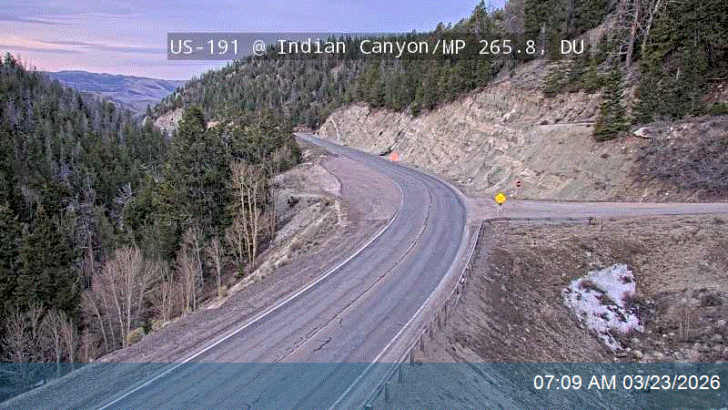US-191 @ Milepost 265.7, DU live webcam