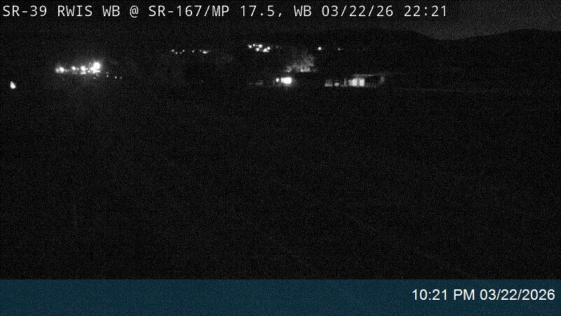 SR-39 RWIS WB @ SR-167 / Trappers Loop / MP 17.53, WB live webcam