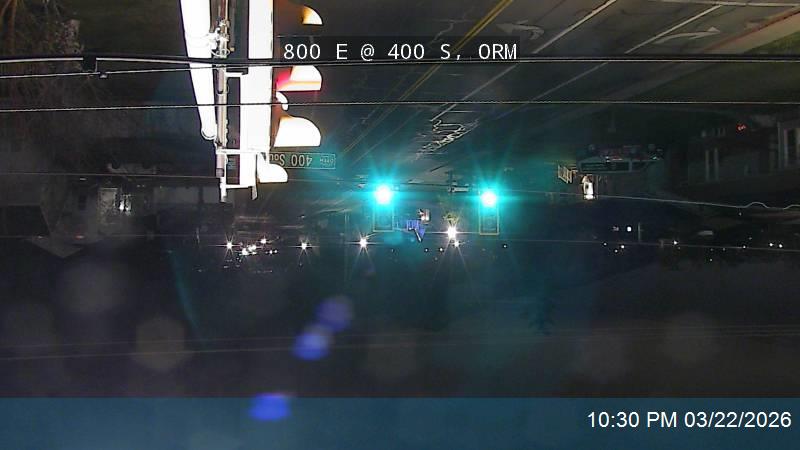 800 E @ 400 S, ORM live webcam