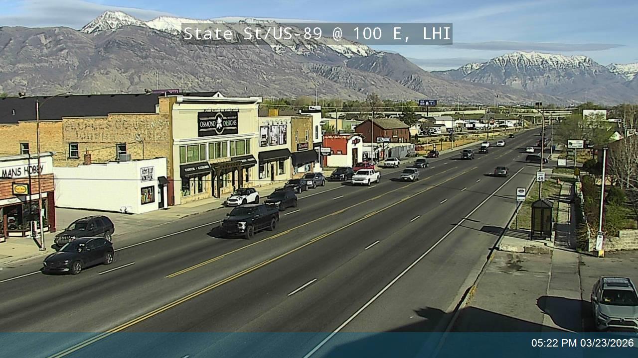 State St / US-89 @ 100 E, LHI live webcam