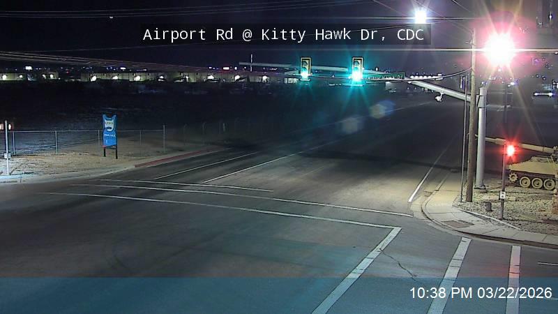Airport Rd @ Kitty Hawk Dr, CDC live webcam