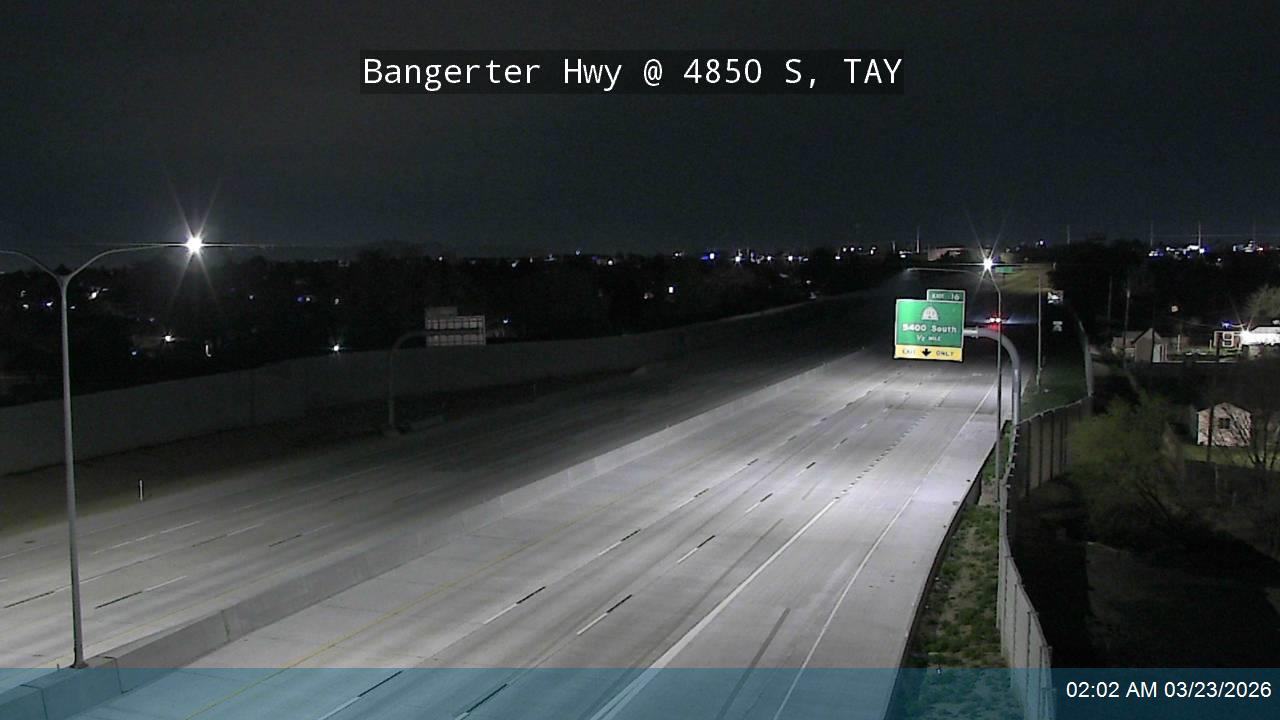 Bangerter Hwy / SR-154 SB @ MP 16.47, TAY live webcam