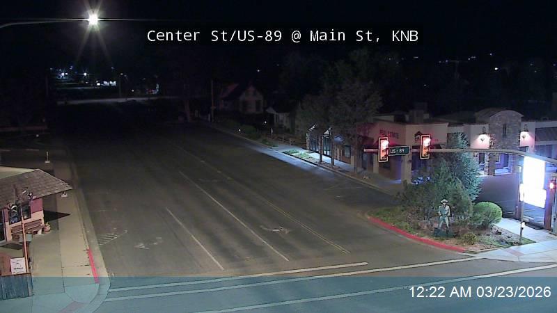 Center St / US-89 @ Main St, KNB live webcam