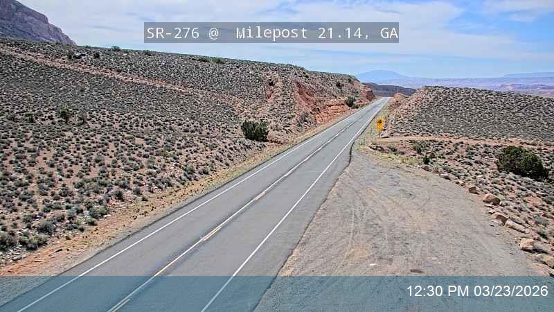 SR-276 SB @ Milepost 21.14, GA live webcam