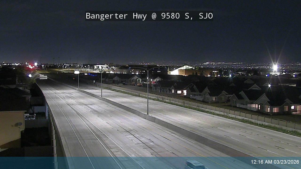 Bangerter Hwy / SR-154 @ 9580 S / MP 10.45, SJO live webcam