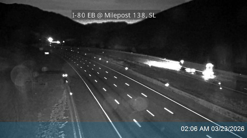 I-80 EB @ Parleys Canyon / MP 138, SL live webcam
