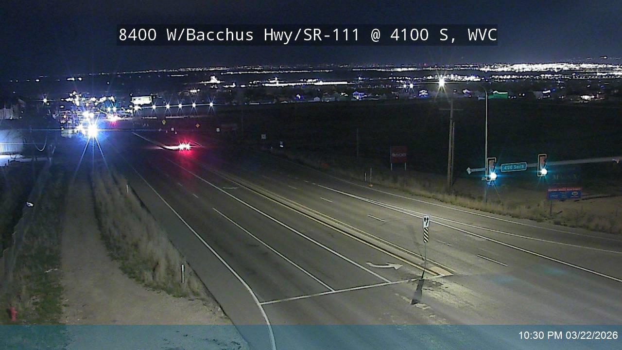 8400 W / Bacchus Hwy / SR-111 @ 4100 S, WVC live webcam