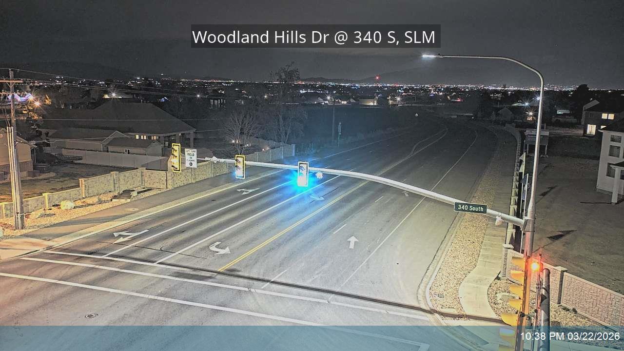 Woodland Hills Dr / 950 E @ 340 S, SLM live webcam