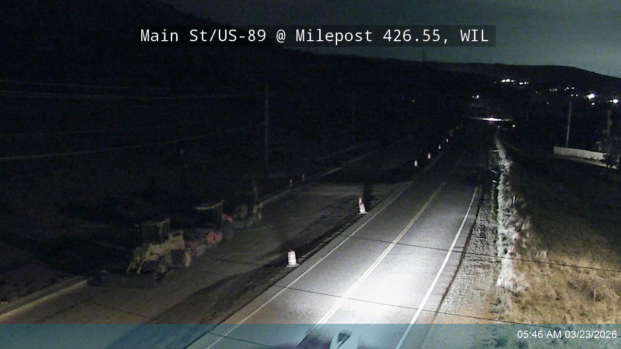 Main St / US-89 @ Willard / MP 426.55, WIL live webcam