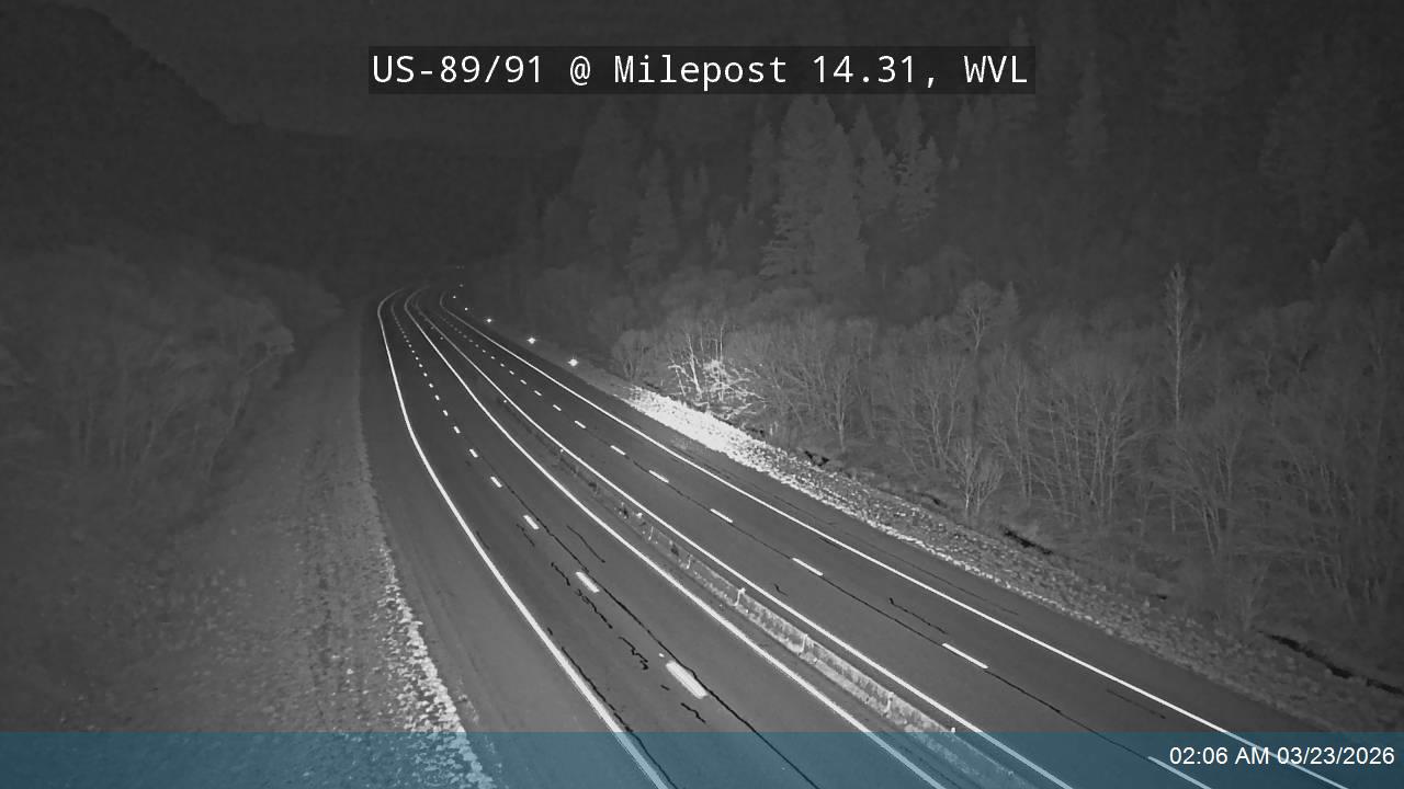 US-89/91 @ Milepost 14.31, WVL live webcam