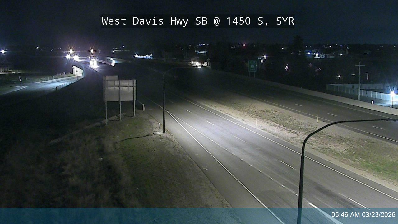West Davis Hwy / SR-177 SB @ 1450 S / MP 14.07, SYR live webcam