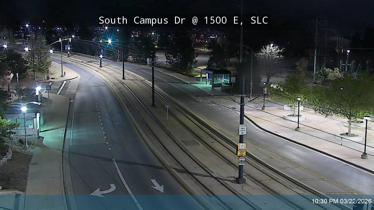 South Campus Dr / SR-282 @ 1500 E, SLC live webcam