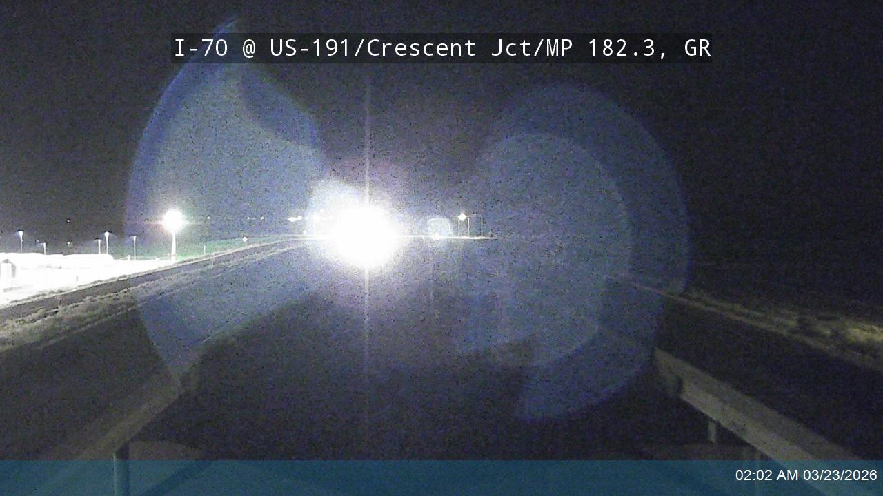 I-70 @  Crescent Junction / MP 182.30, GR live webcam