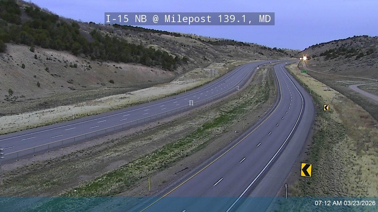 I-15 NB @ Milepost 139.1, MD live webcam