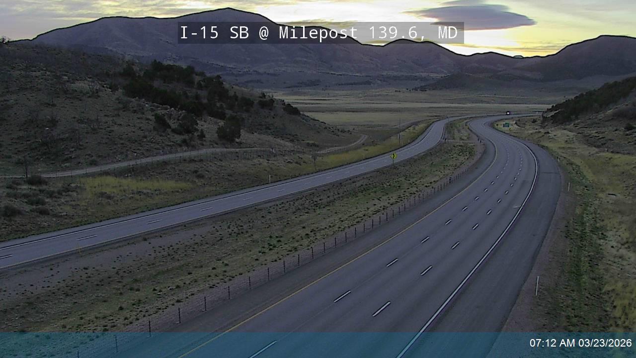 I-15 SB @ Milepost 139.6, MD live webcam