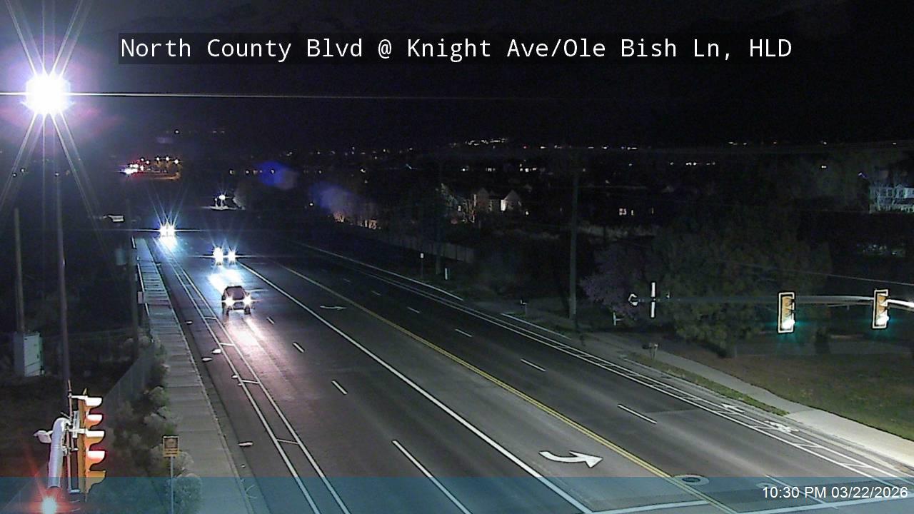 North County Blvd / SR-129 @ Knight Ave / Ole Bish Ln, HLD live webcam