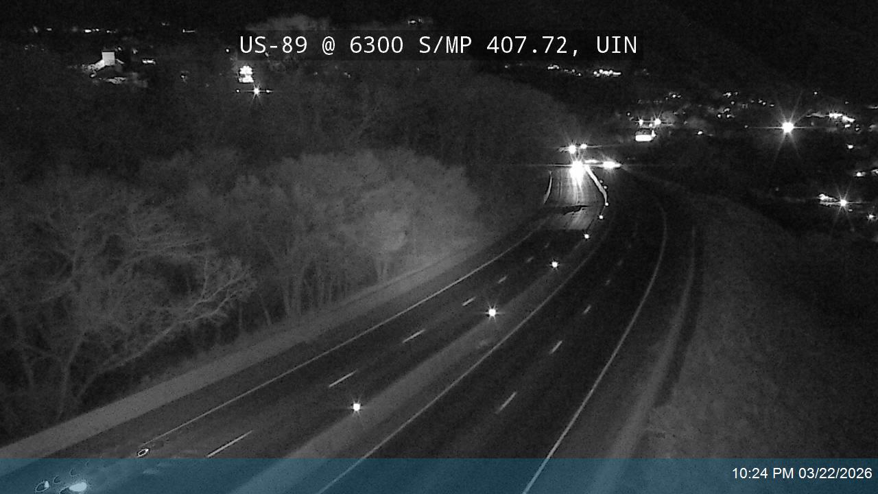 US-89 @ 6300 S / 150 E / MP 407.72, UIN live webcam