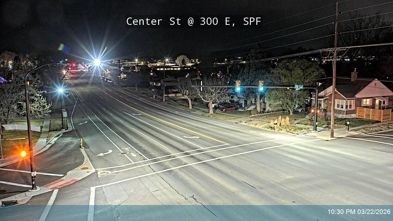 Center St @ 300 E, SPF live webcam