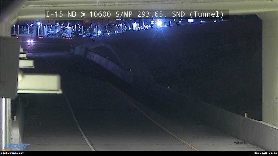 I-15 NB @ 10600 S / SR-151 / MP 293.65, SND (Tunnel)