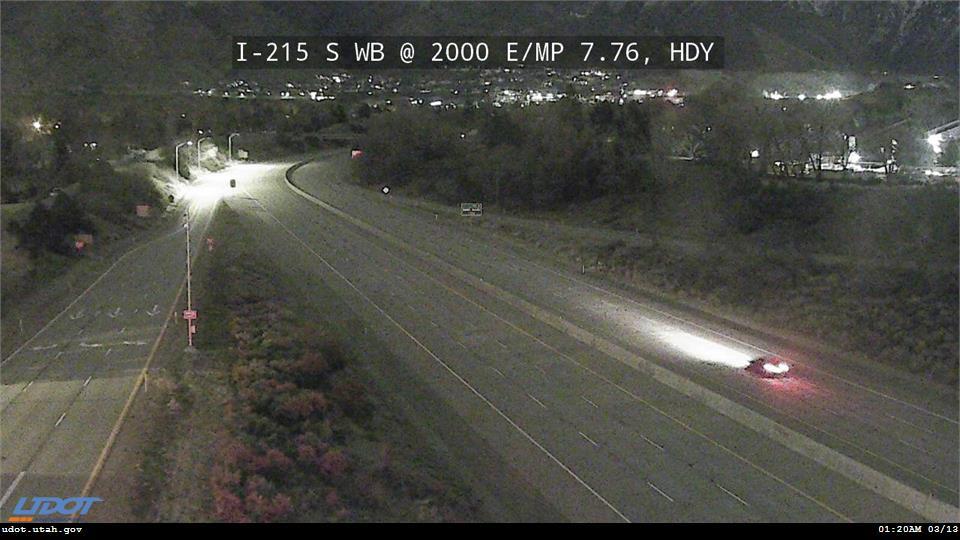 I-215 S WB @ 2000 E / Highland Dr / SR-152 / MP 7.76, HDY