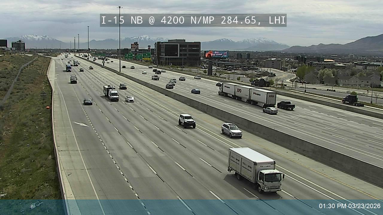 I-15 NB @ 4200 N / MP 284.65, LHI live webcam