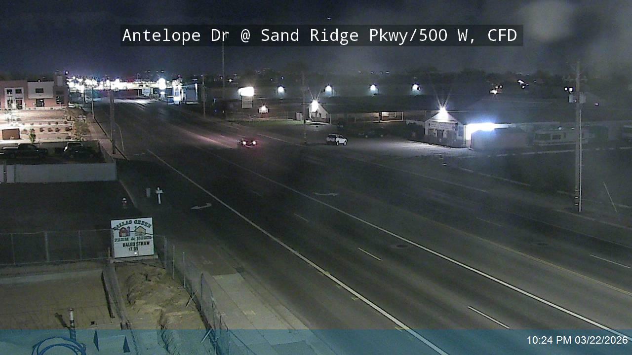 Antelope Dr / 1700 S / SR-108 @ Sand Ridge Pkwy / 500 W, CFD live webcam