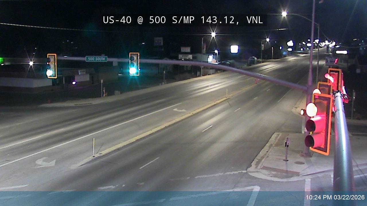 US-40 @ 500 S / MP 143.12, VNL live webcam