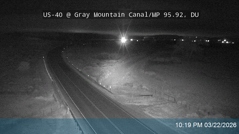 US-40 @ Gray Mountain Canal / MP 95.92, DU live webcam