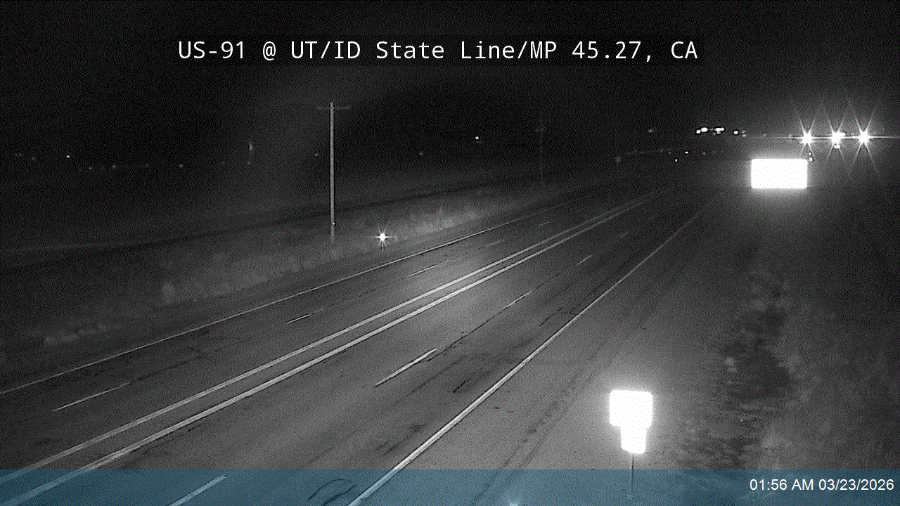 US-91 @ UT/ID State Line / MP 45.27, CA live webcam