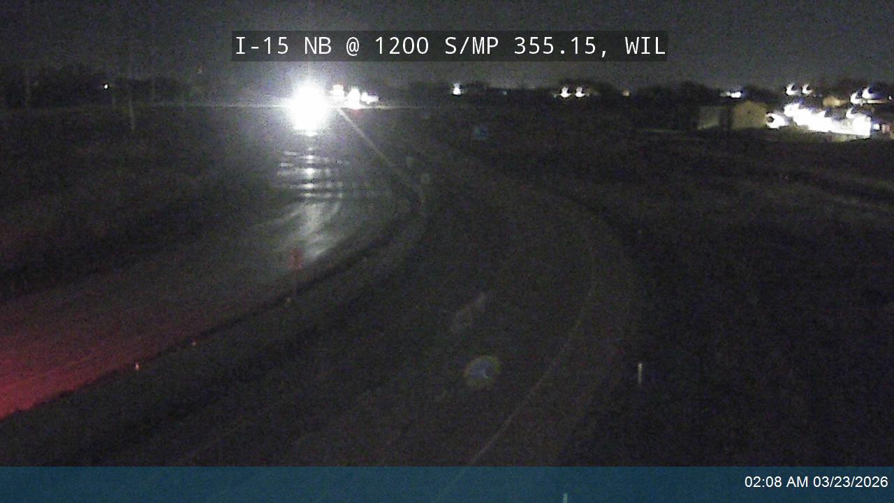I-15 NB @ 1200 S / MP 355.15, WIL live webcam