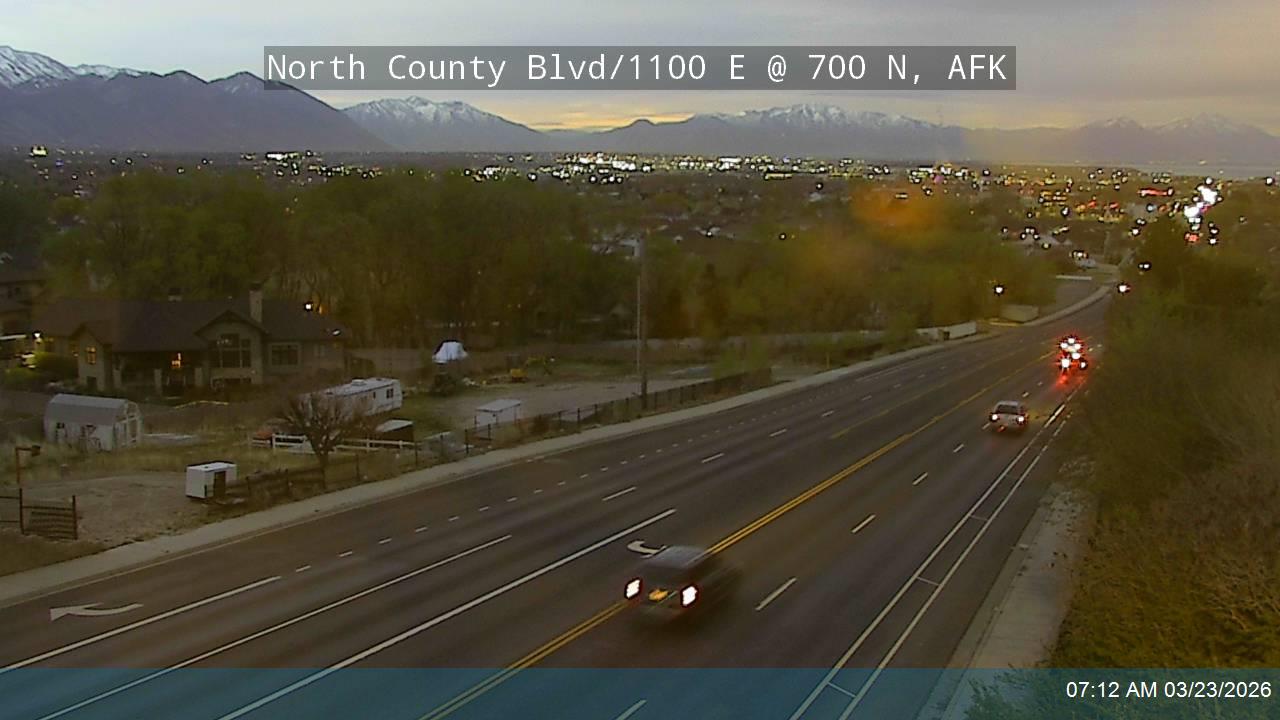 North County Blvd / 1100 E / SR-129 @ 700 N, AFK live webcam