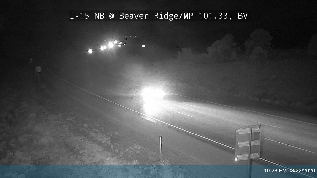 I-15 NB @ Beaver Ridge / MP 101.33, BV live webcam