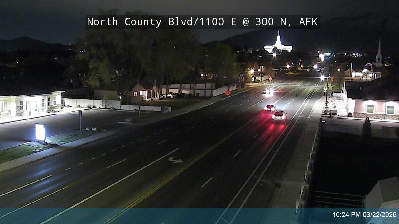 North County Blvd / 1100 E / SR-129 @ 300 N, AFK live webcam