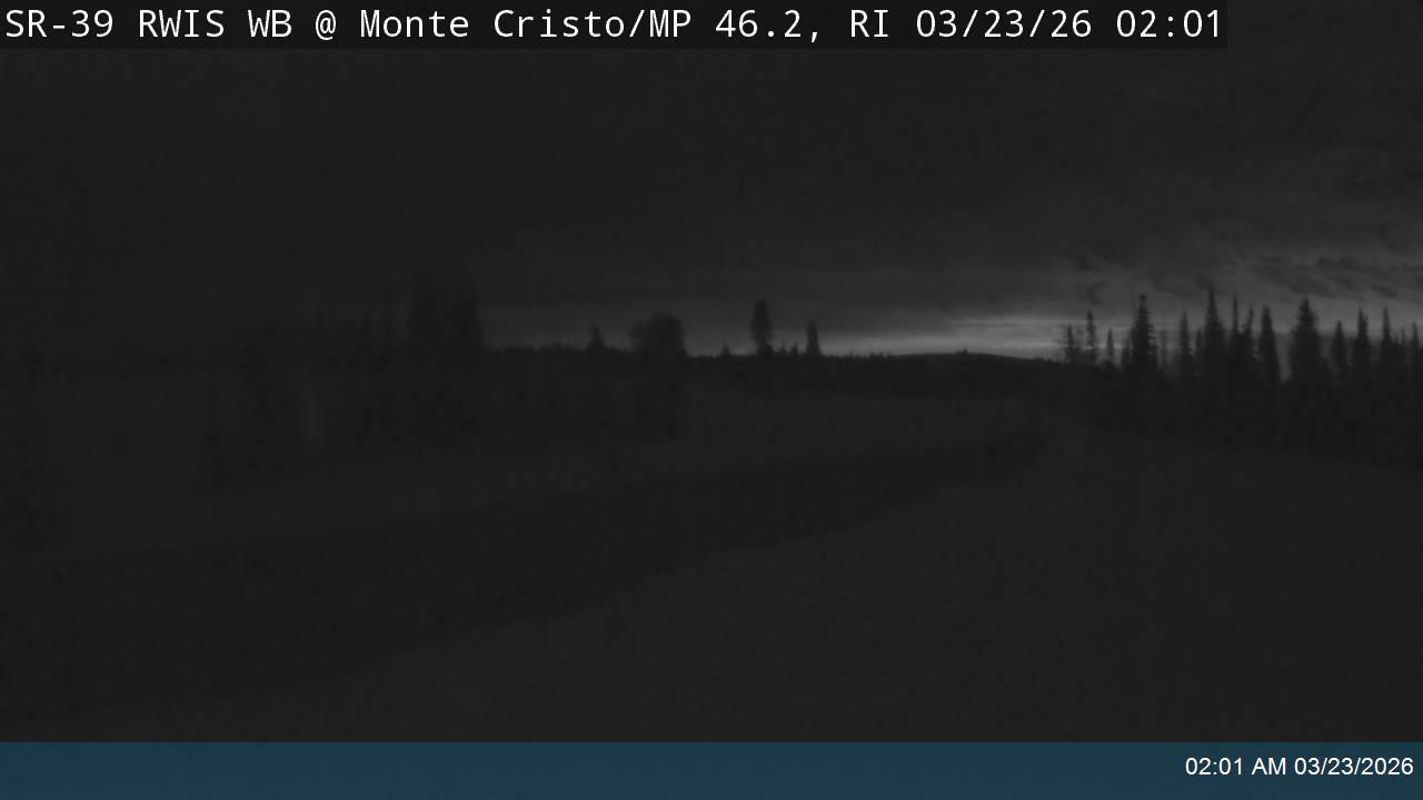 SR-39 RWIS WB @ Monte Cristo / MP 46.2, RI live webcam